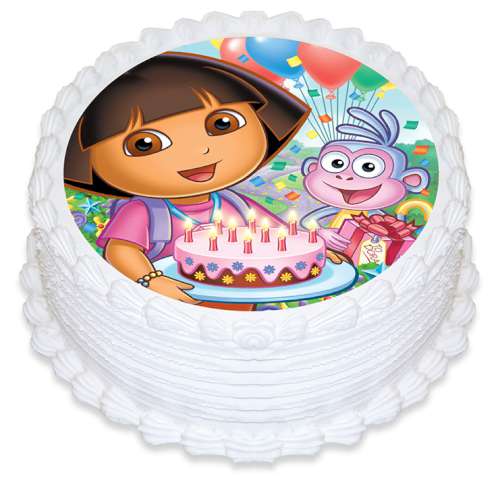 Dora The Explorer #3 Edible Icing Image - Click Image to Close